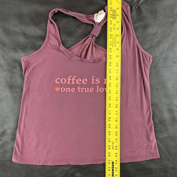 Mentally Exhausted (1X) “Coffee Is My One True Love” Tank (Lounge Collection) - Picture 8 of 9